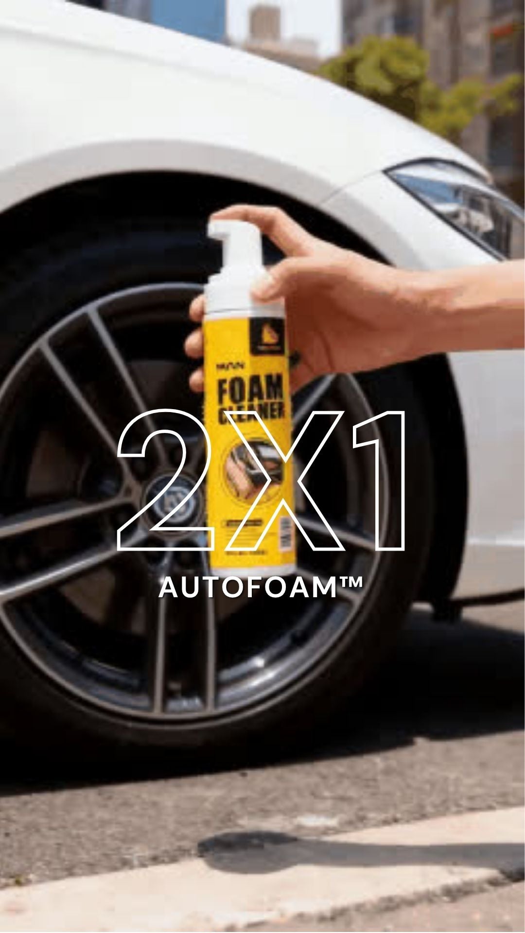 AutoFoam™ – OFERTA 2X1 - Espuma Premium de Limpieza Exprés